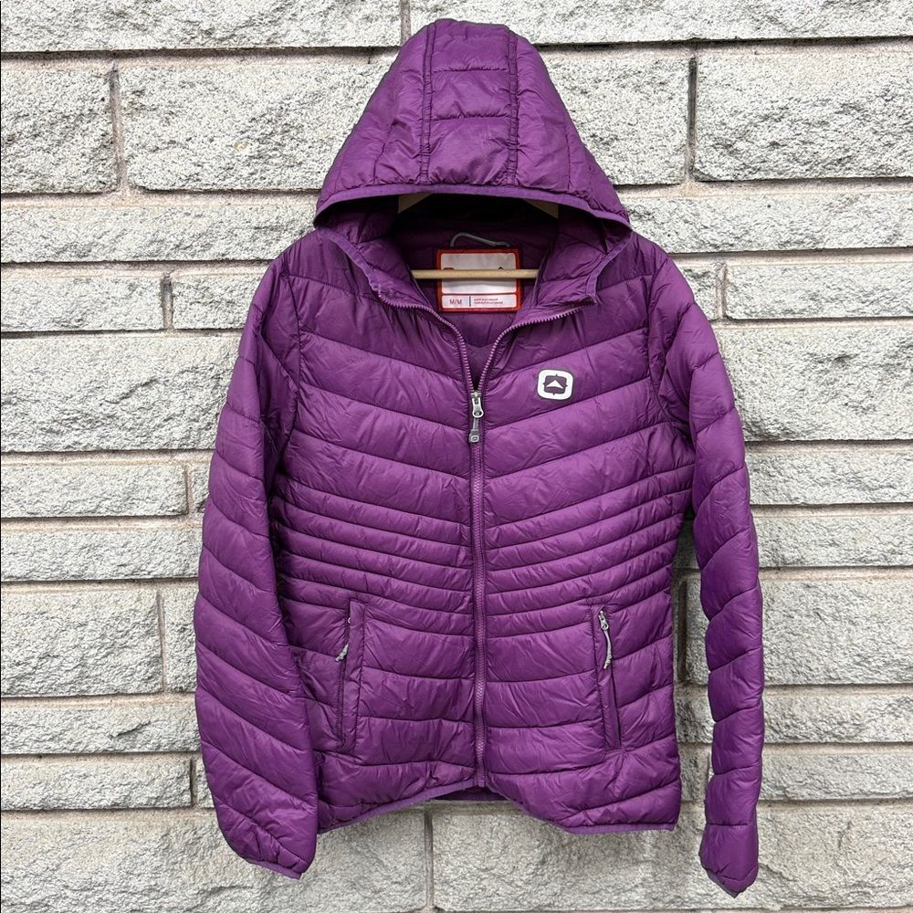 Outbound Women's Charlotte Insulated Winter Puffer Jacket Water-Resistant, Plum